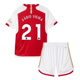 Arsenal Fabio Vieira #21 Heimtrikot 2023-24 Kurzarm (+ kurze hosen)